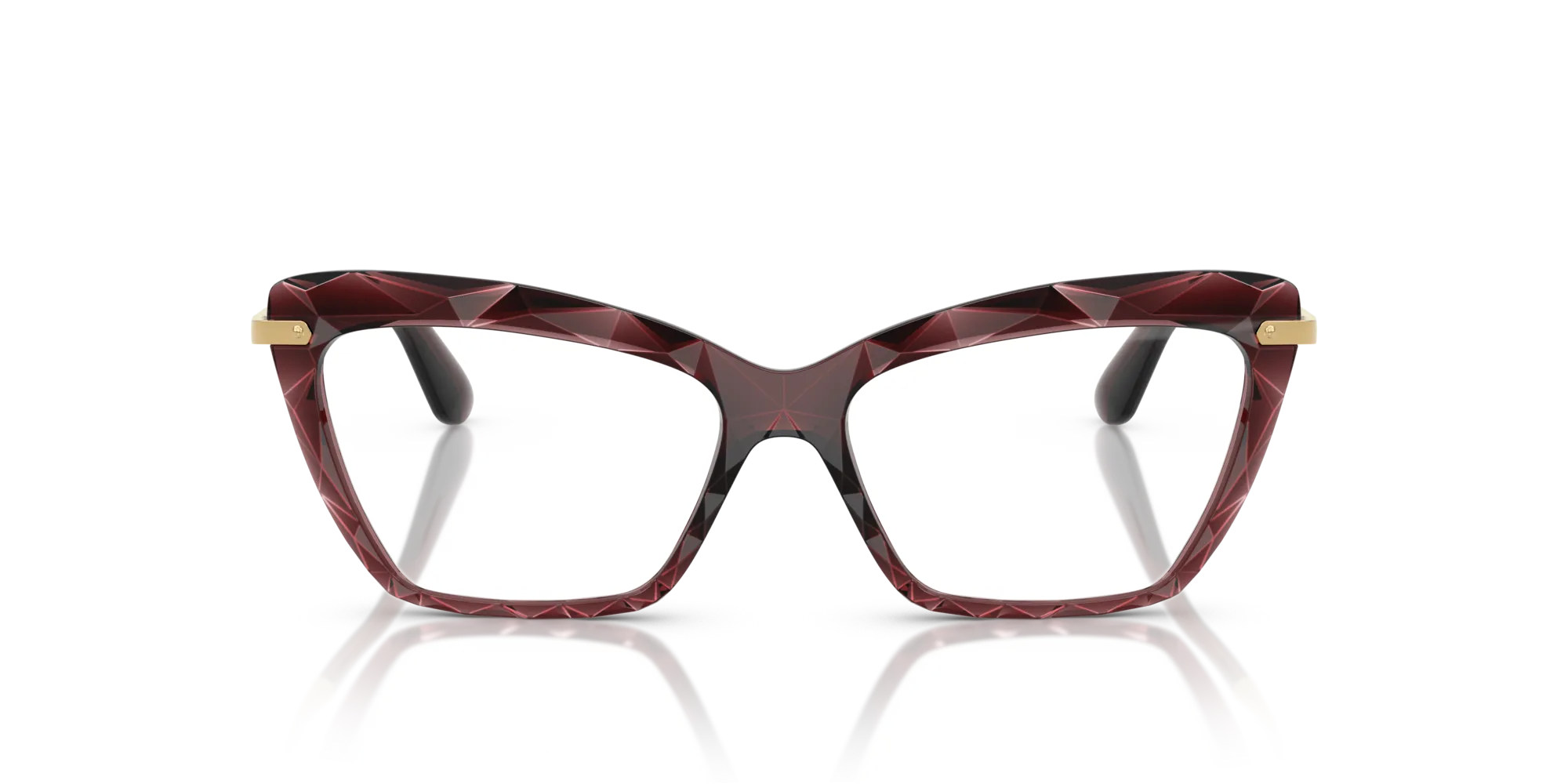 Dolce & Gabbana DG5025 3045 Montature da vista Nylon Rosso Cat Eye Normale - immagine 3