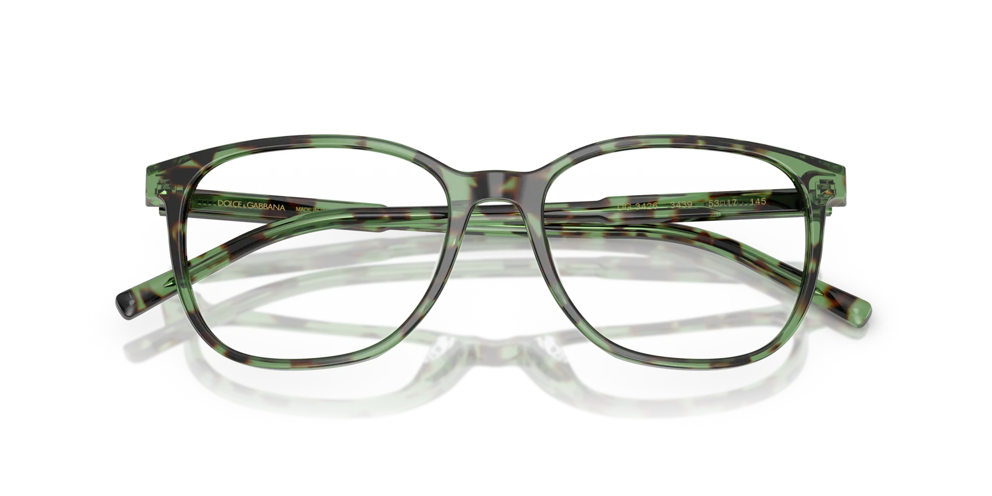 Dolce & Gabbana DG3426 3439 Montature da vista Acetato Marrone Pillow Normale - immagine 2