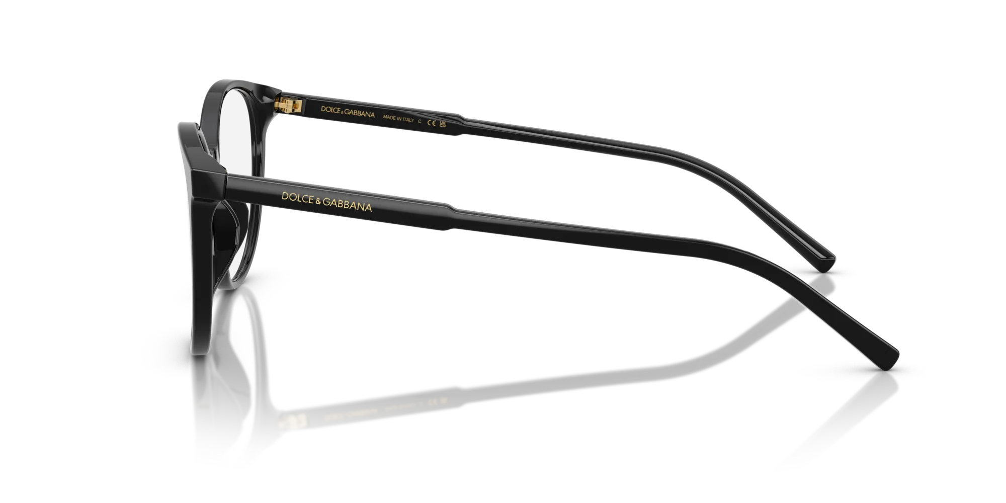 Dolce & Gabbana DG3425 501 Montature da vista Acetato Nero Farfalla Normale - immagine 4