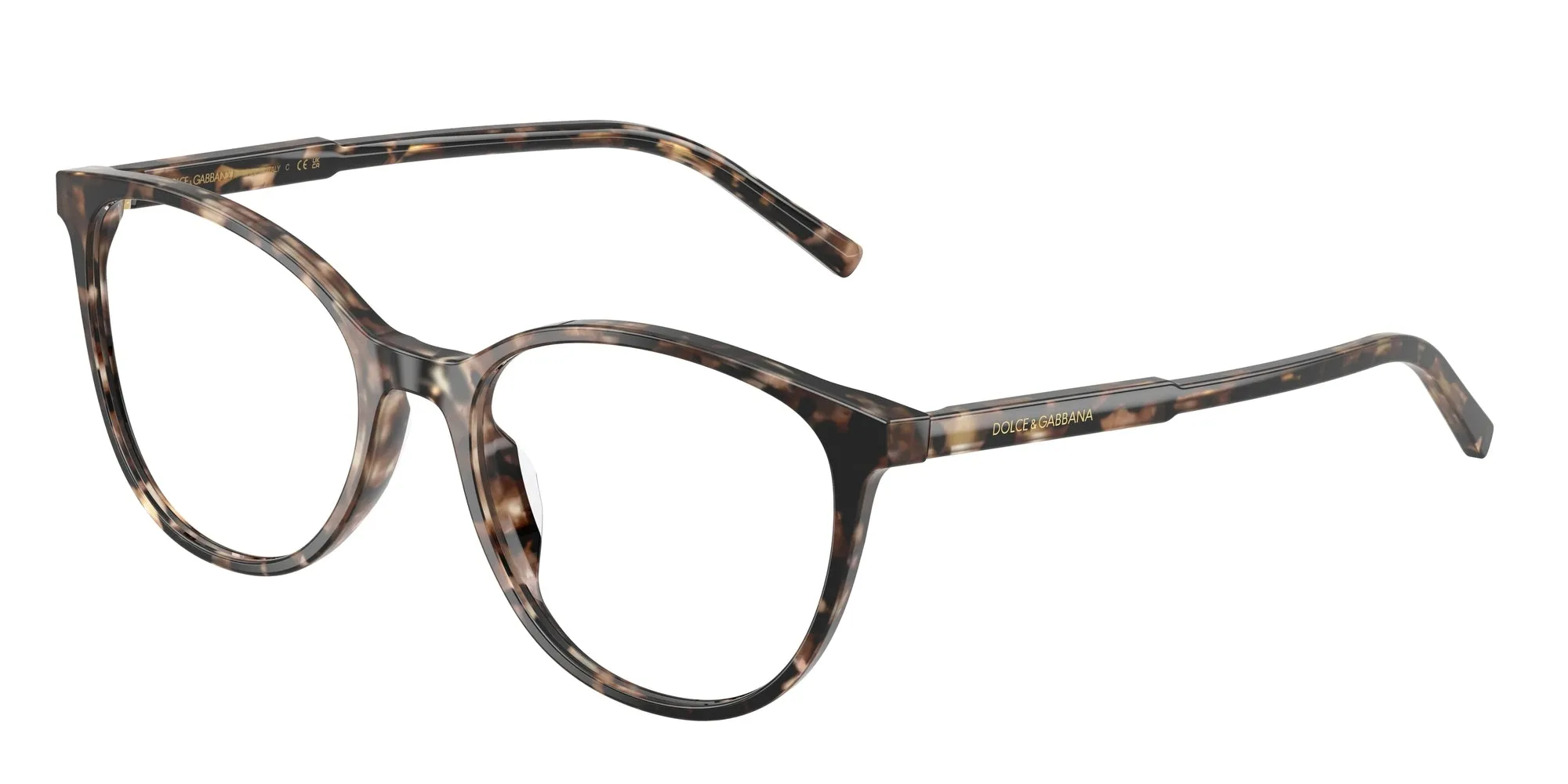 Dolce & Gabbana DG3425 3438 Montature da vista Acetato Marrone Farfalla Normale - immagine 1