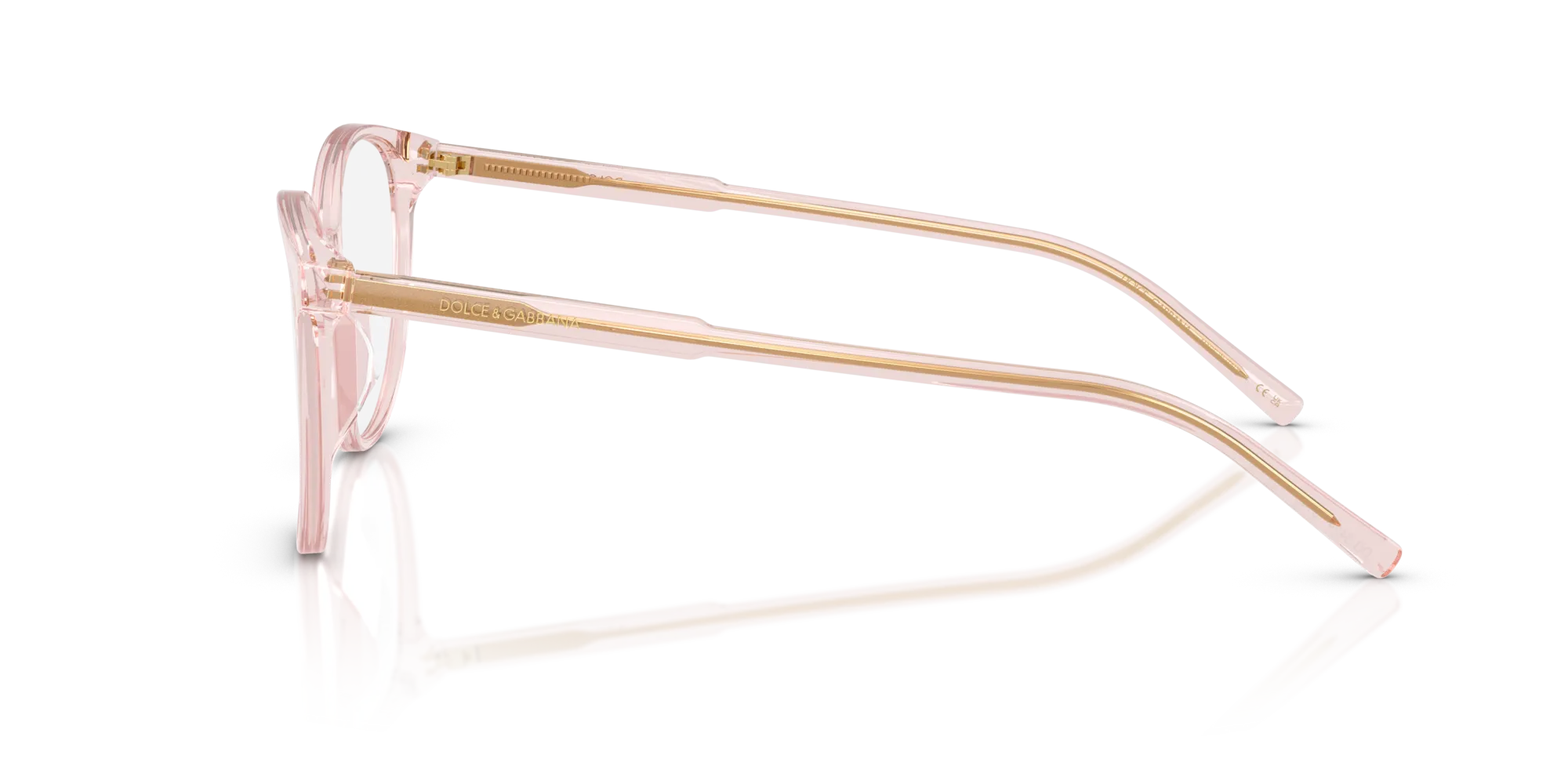 Dolce & Gabbana DG3425 3148 Montature da vista Acetato Rosa Farfalla Normale - immagine 4
