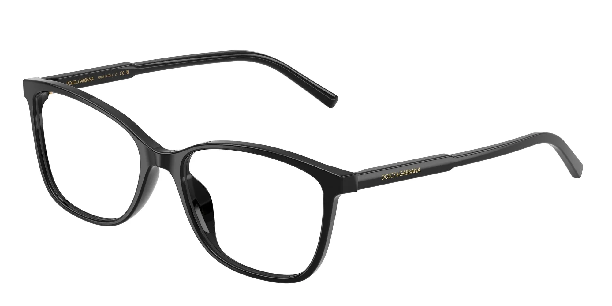 Dolce & Gabbana DG3424 501 Montature da vista Acetato Nero Squadrata Normale - immagine 1