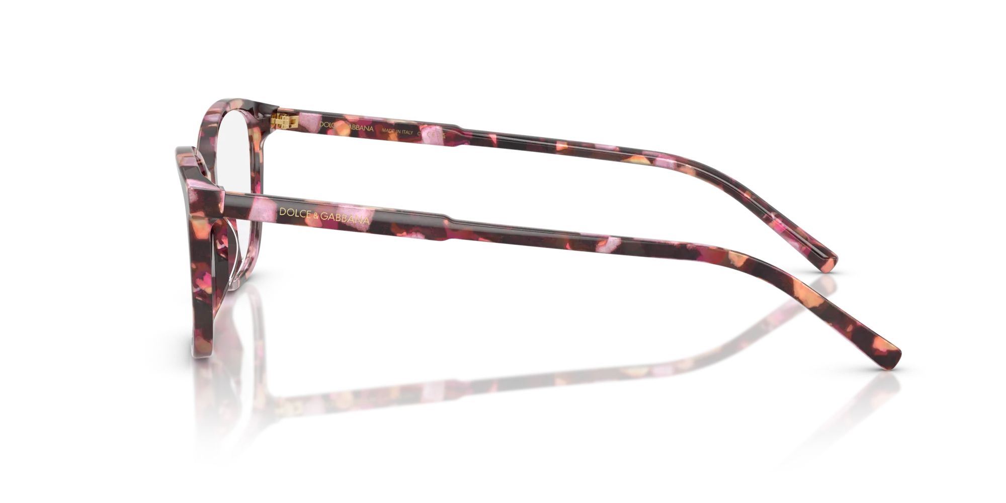 Dolce & Gabbana DG3424 3440 Montature da vista Acetato Rosa Squadrata Normale - immagine 4