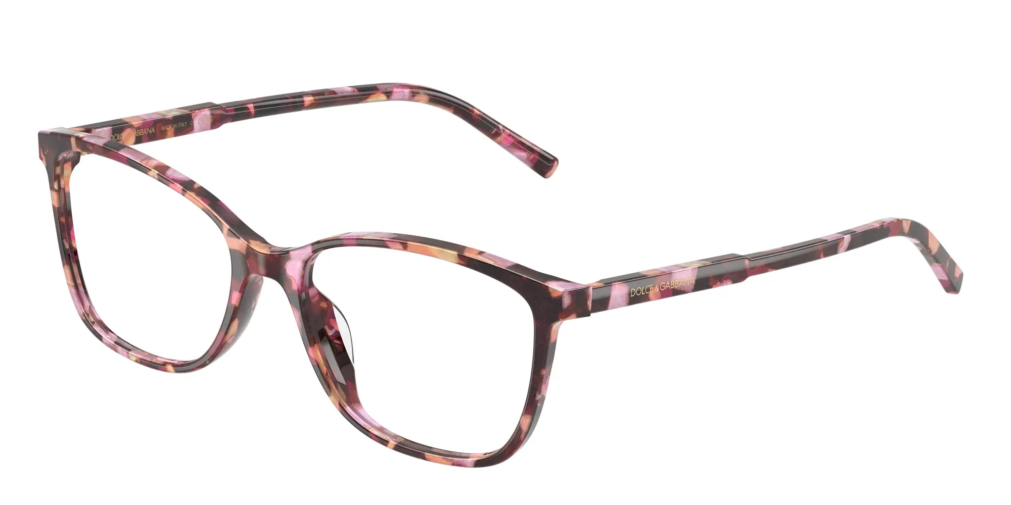 Dolce & Gabbana DG3424 3440 Montature da vista Acetato Rosa Squadrata Normale - immagine 1