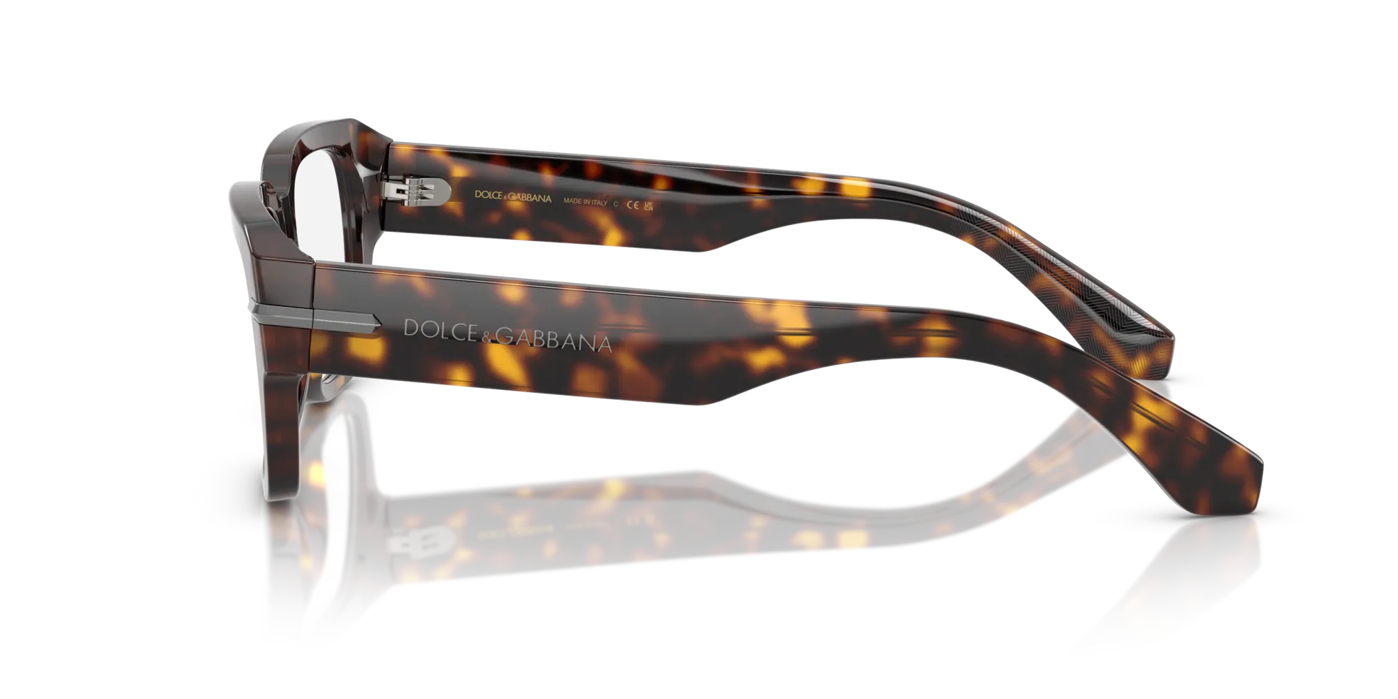 Dolce & Gabbana DG3408 502 Montature da vista Acetato Tartaruga Squadrata Normale - immagine 4