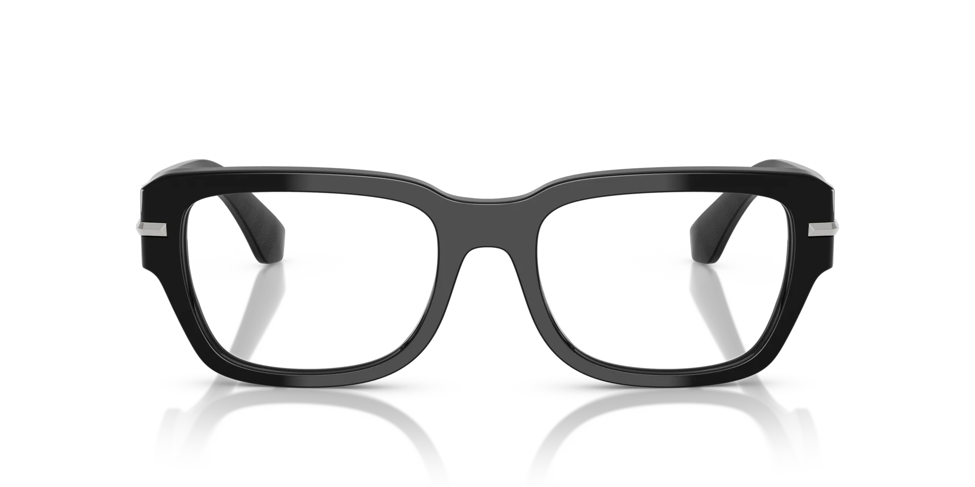 Dolce & Gabbana DG3408 501 Montature da vista Acetato Nero Trasparente Squadrata Normale - immagine 3