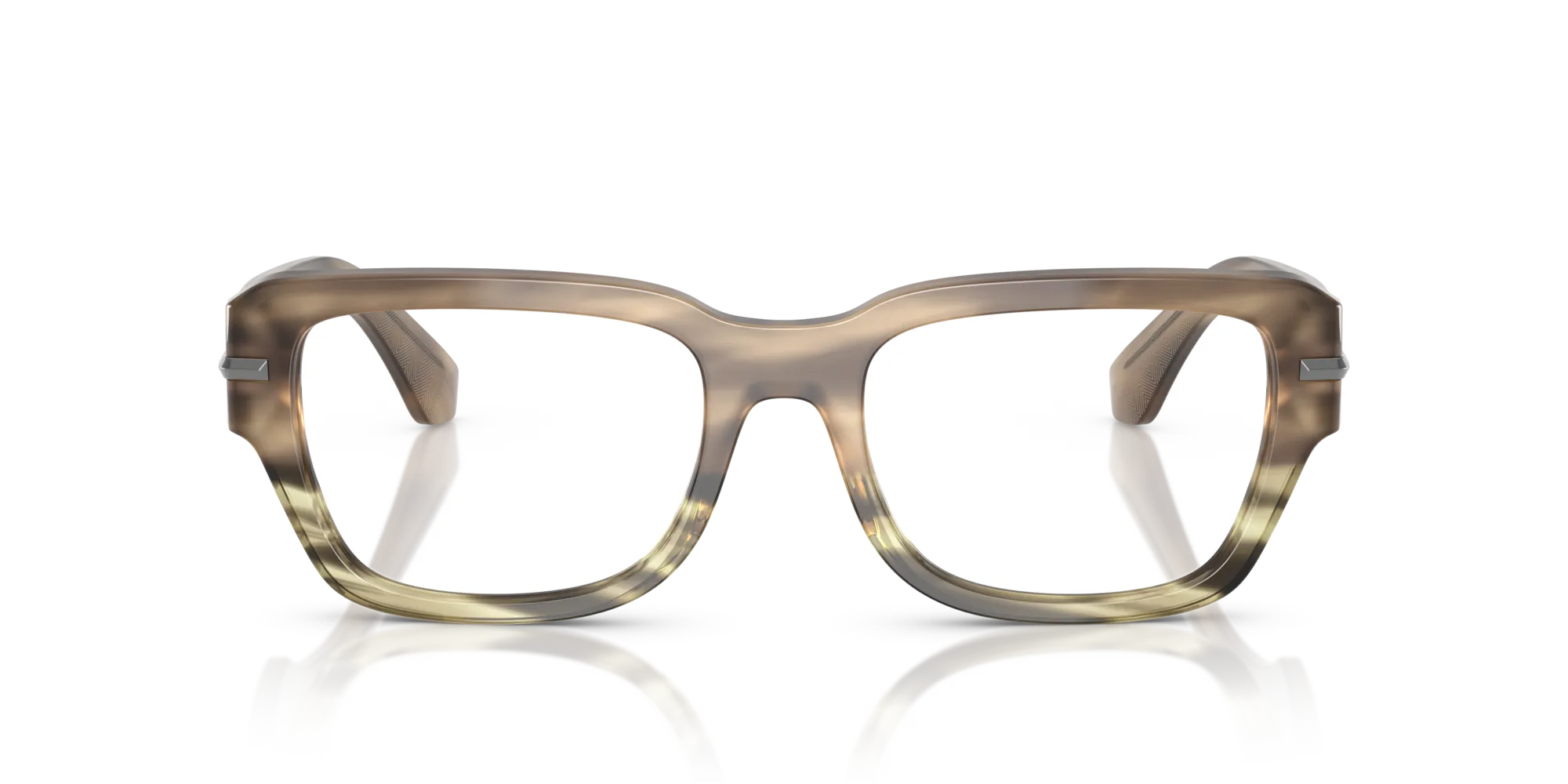 Dolce & Gabbana DG3408 3439 Montature da vista Acetato Marrone Trasparente Squadrata Normale - immagine 3