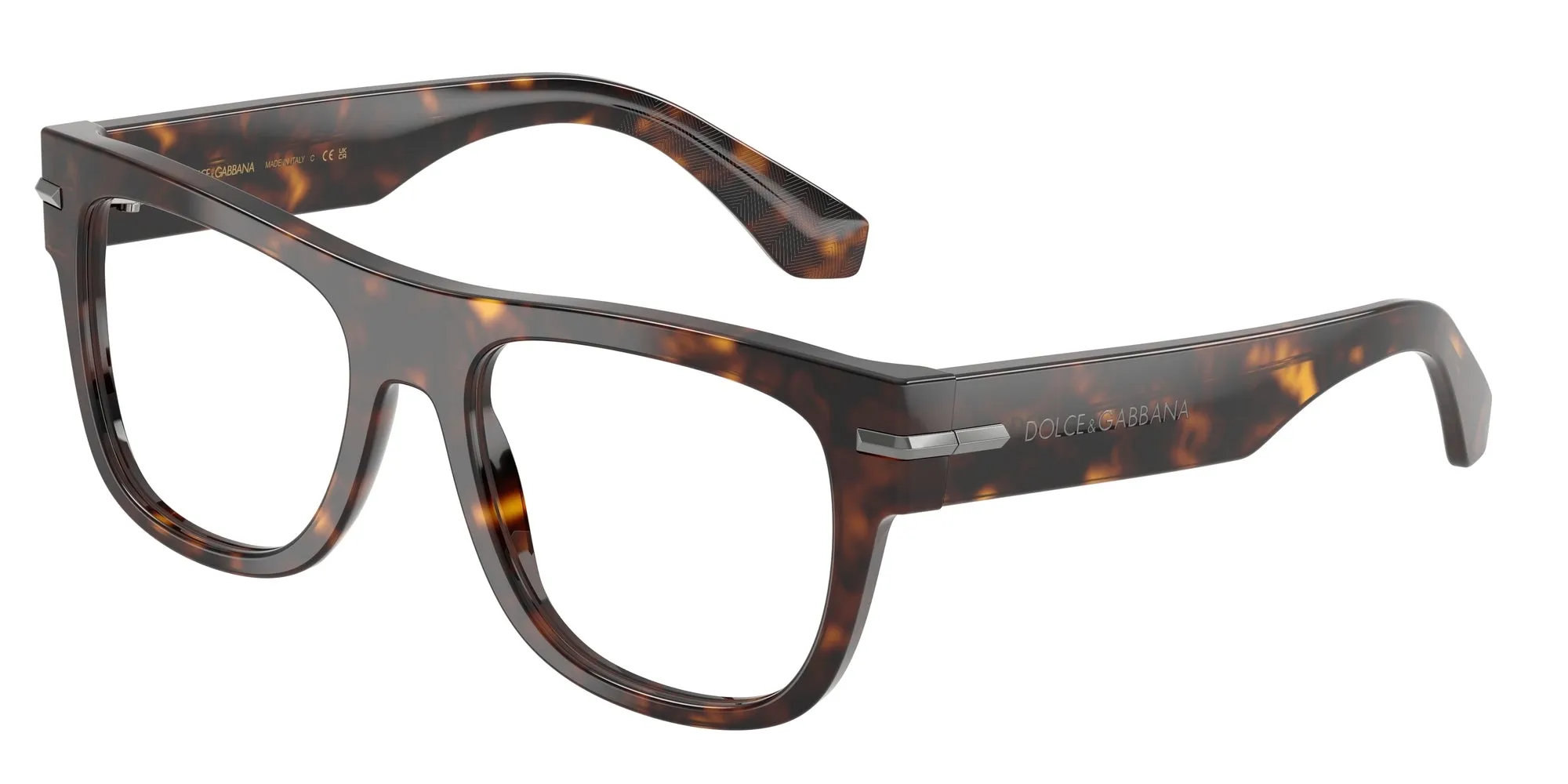 Dolce & Gabbana DG3407 502 Montature da vista Acetato Tartaruga Squadrata Normale - immagine 1