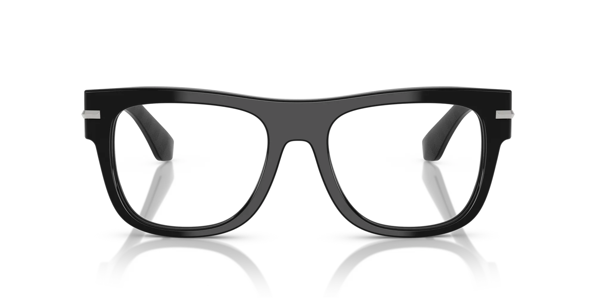 Dolce & Gabbana DG3407 501 Montature da vista Acetato Nero Trasparente Squadrata Normale - immagine 3