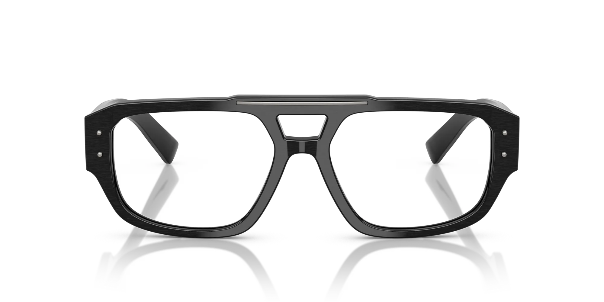 Dolce & Gabbana DG3406 2820 Montature da vista Acetato Nero Pilot Normale - immagine 3