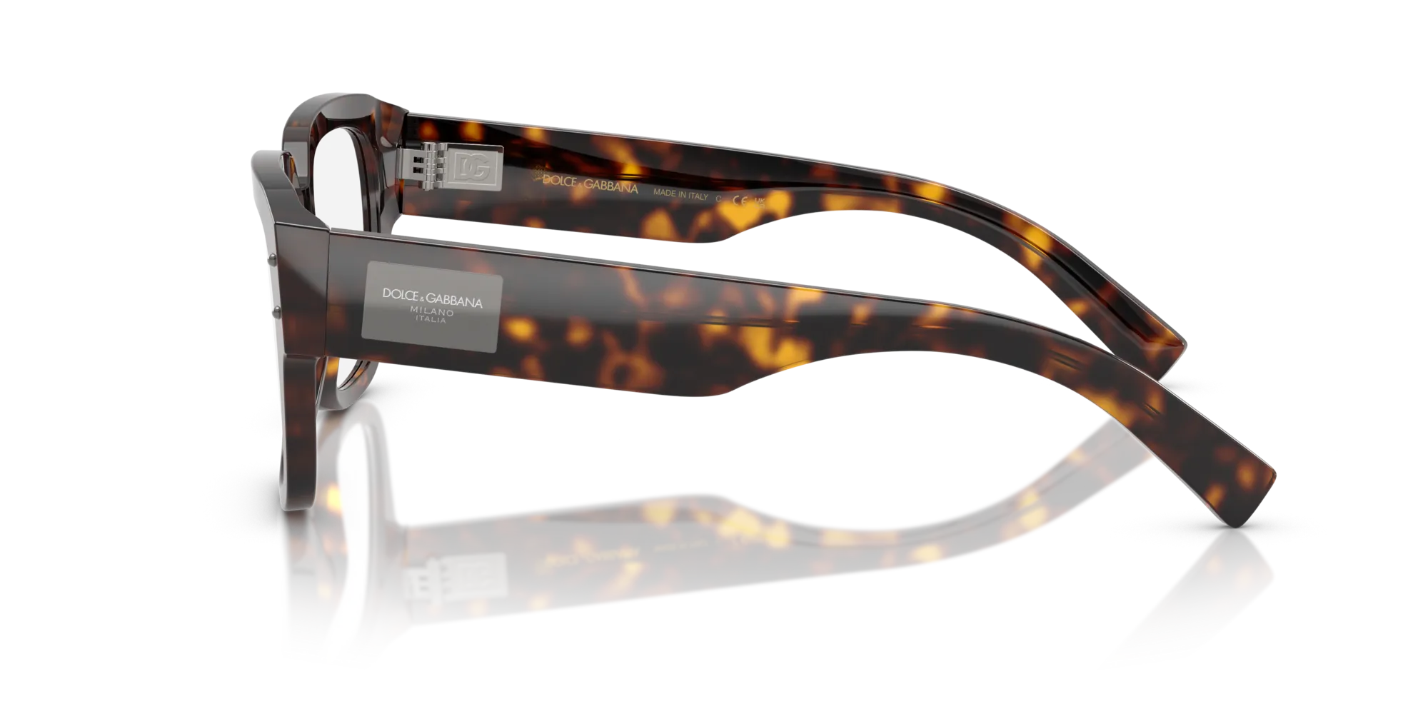Dolce & Gabbana DG3405 502 Montature da vista Acetato Tartaruga Squadrata Normale - immagine 4