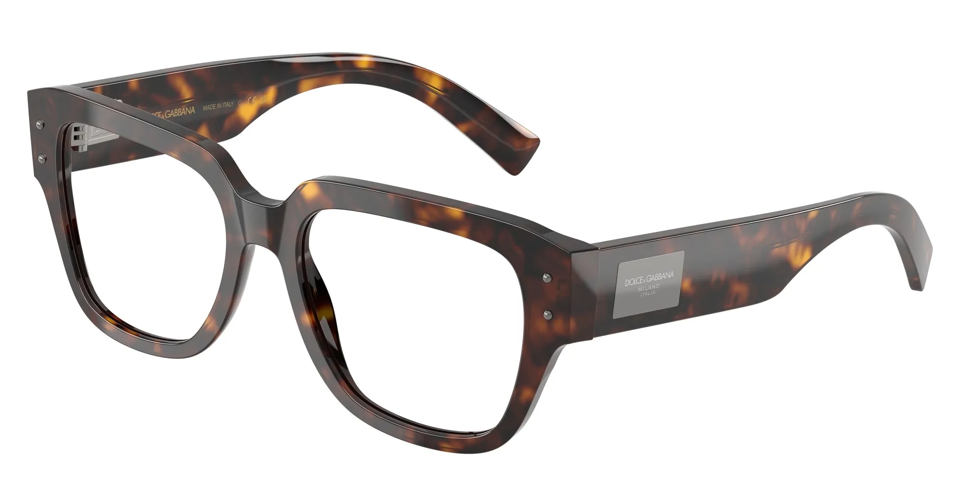 Dolce & Gabbana DG3405 502 Montature da vista Acetato Tartaruga Squadrata Normale - immagine 1