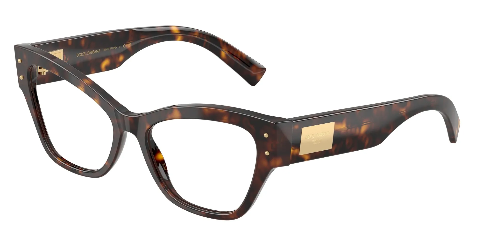 Dolce & Gabbana DG3404 502 Montature da vista Acetato Tartaruga Farfalla Normale - immagine 1