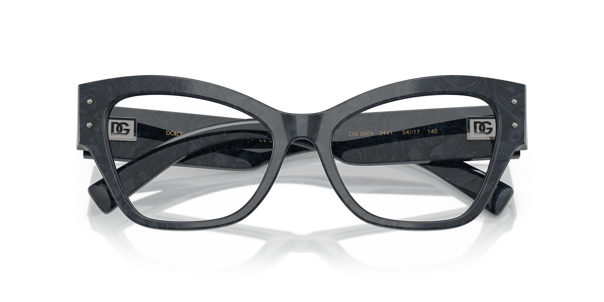 Dolce & Gabbana DG3404 3441 Montature da vista Acetato Multi-colore Trasparente Farfalla Normale - immagine 2