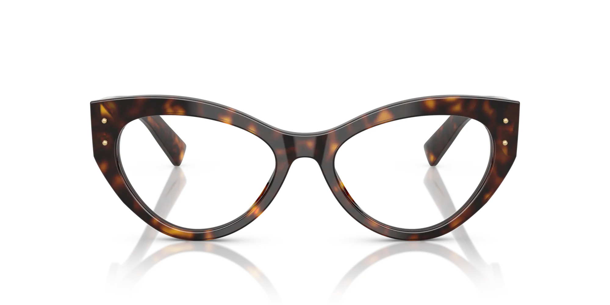 Dolce & Gabbana DG3403 502 Montature da vista Acetato Tartaruga Trasparente Cat Eye Normale - immagine 3