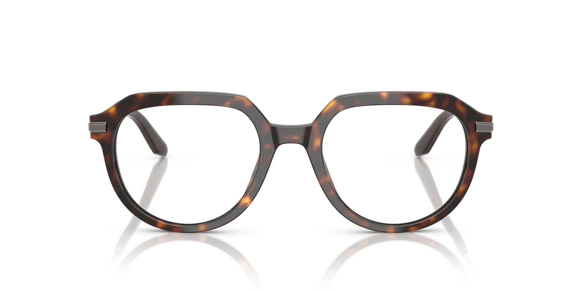 Dolce & Gabbana DG3402 502 Montature da vista Acetato Tartaruga Trasparente Pantos Normale - immagine 3