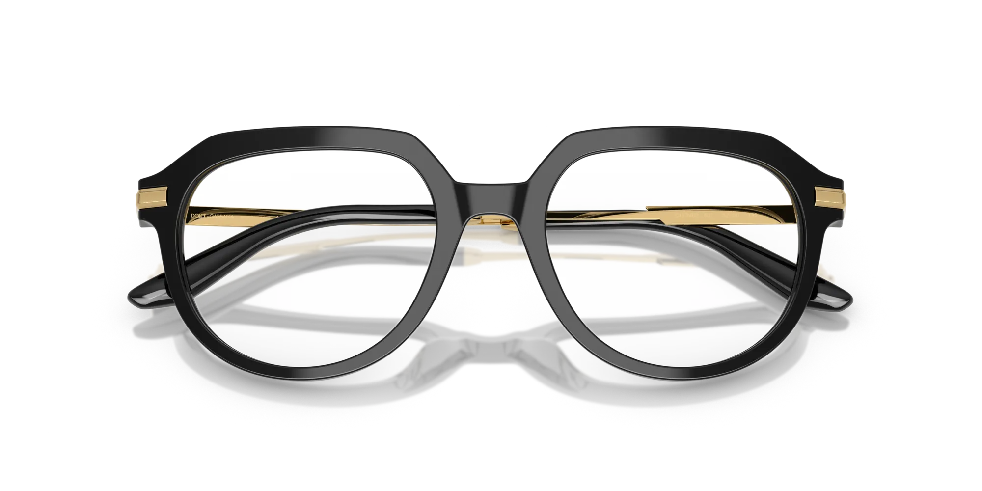 Dolce & Gabbana DG3402 501 Montature da vista Acetato Nero Pantos Normale - immagine 2