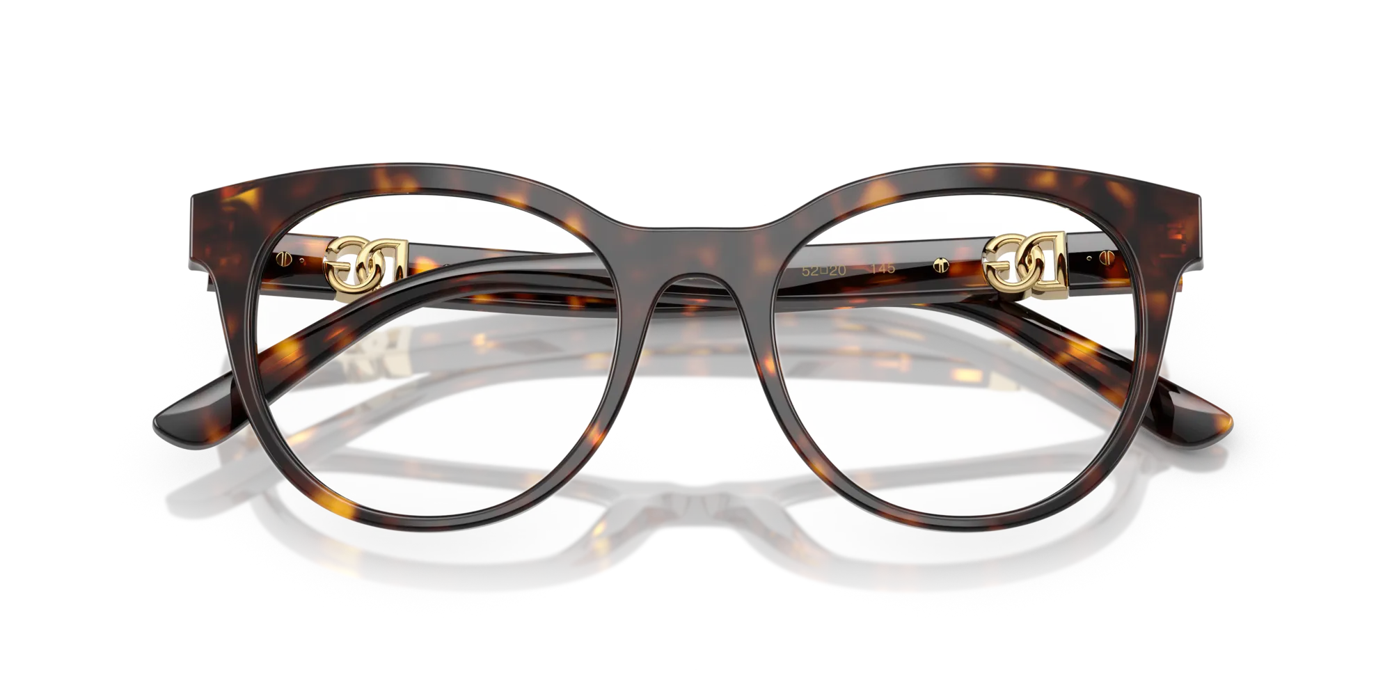 Dolce & Gabbana DG3399 502 Montature da vista Acetato Tartaruga Trasparente Pantos Normale - immagine 2