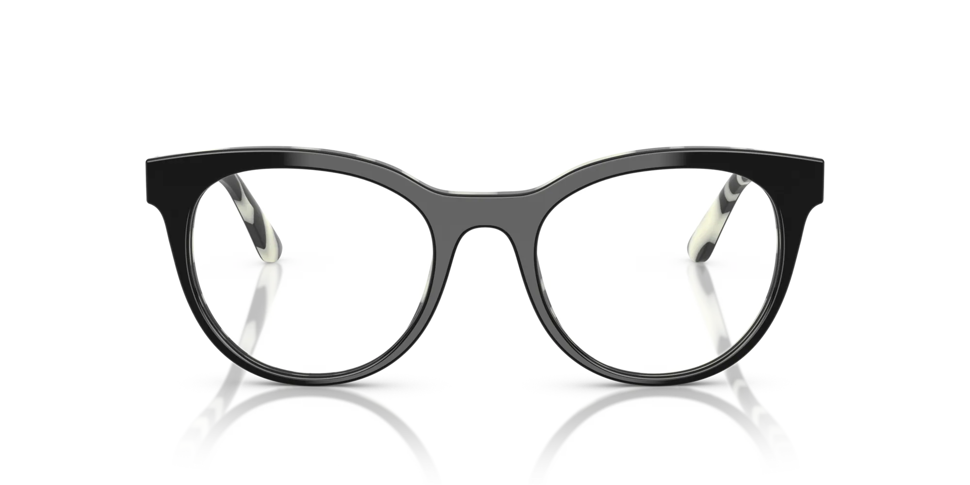 Dolce & Gabbana DG3399 3372 Montature da vista Acetato Nero Trasparente Pantos Normale - immagine 3