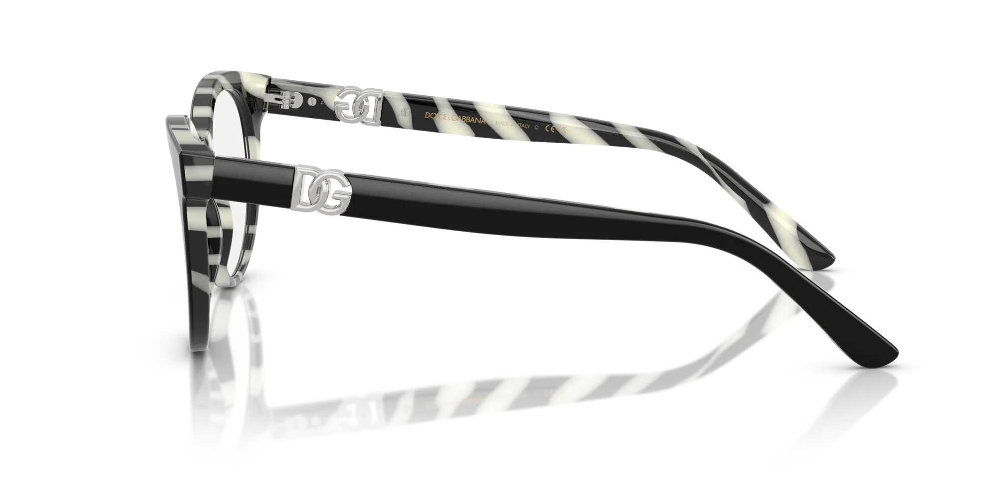 Dolce & Gabbana DG3399 3372 Montature da vista Acetato Nero Pantos Normale - immagine 4