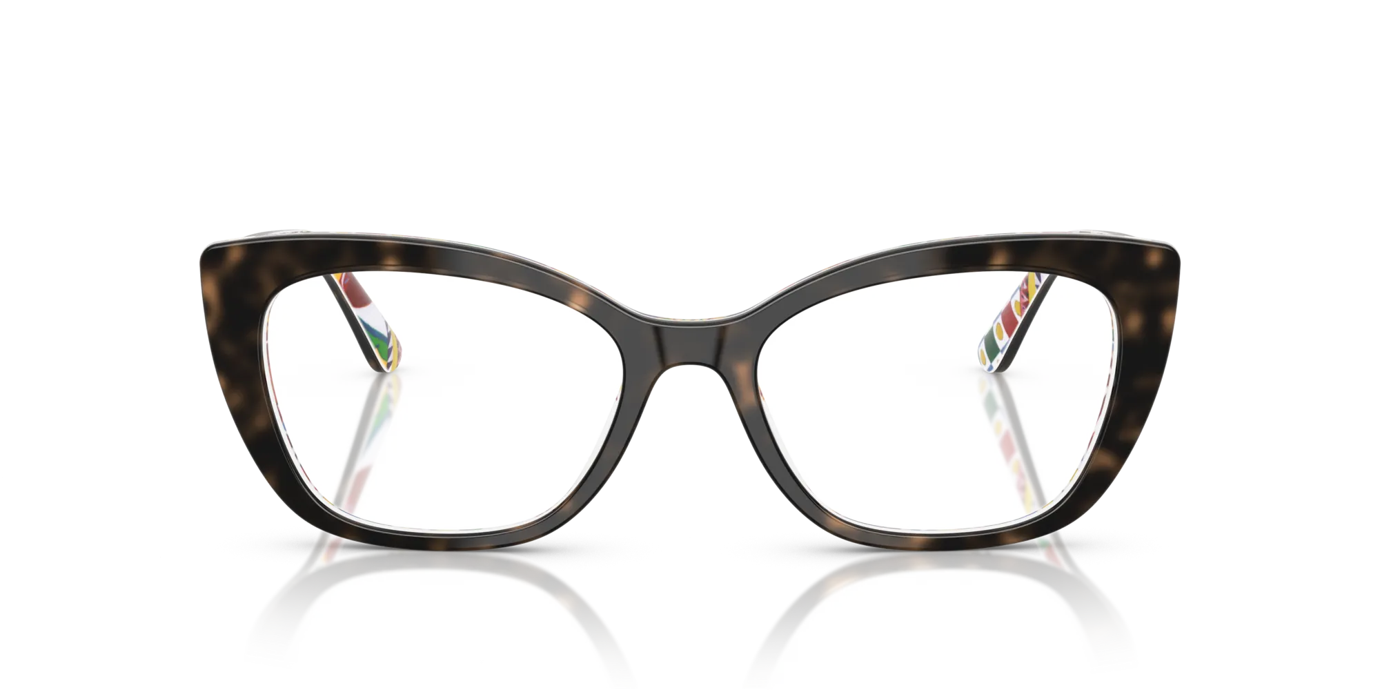 Dolce & Gabbana DG3398 3217 Montature da vista Acetato Tartaruga Cat Eye Normale - immagine 3