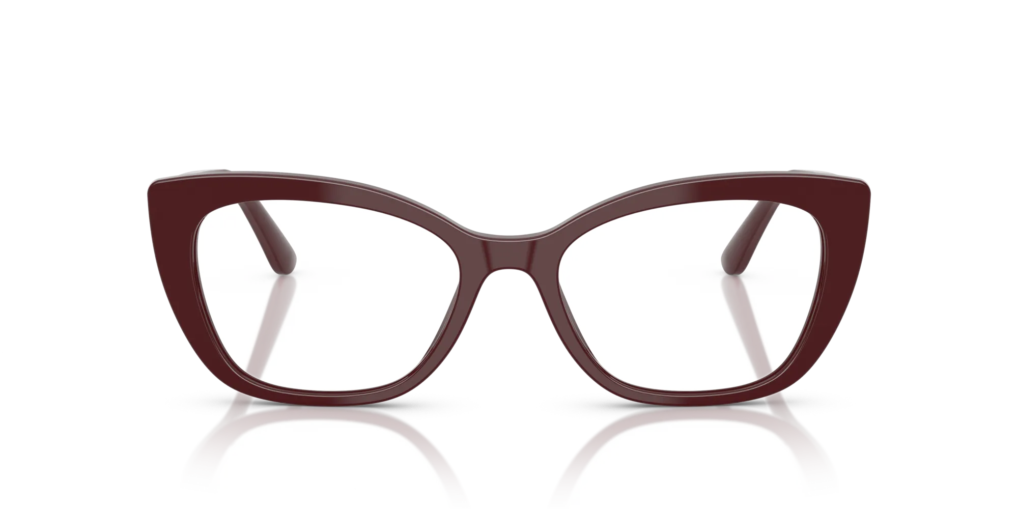 Dolce & Gabbana DG3398 3091 Montature da vista Acetato Rosso Cat Eye Normale - immagine 3