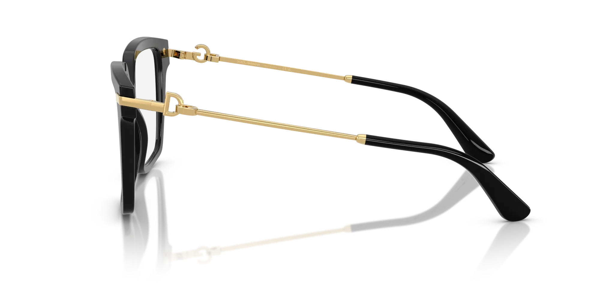 Dolce & Gabbana DG3397 501 Montature da vista Acetato Nero Squadrata Normale - immagine 4