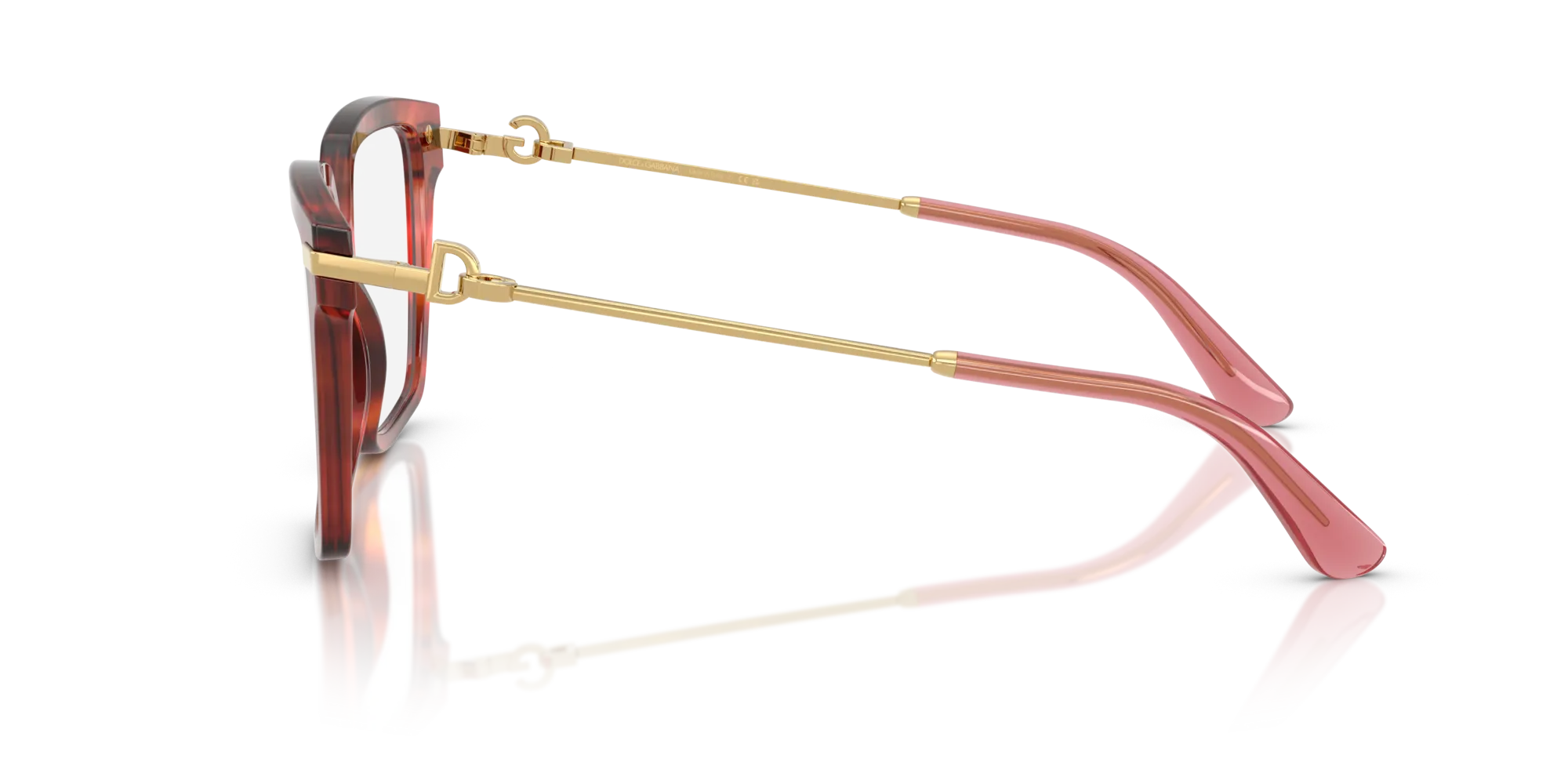 Dolce & Gabbana DG3397 3444 Montature da vista Acetato Tartaruga Trasparente Squadrata Normale - immagine 4
