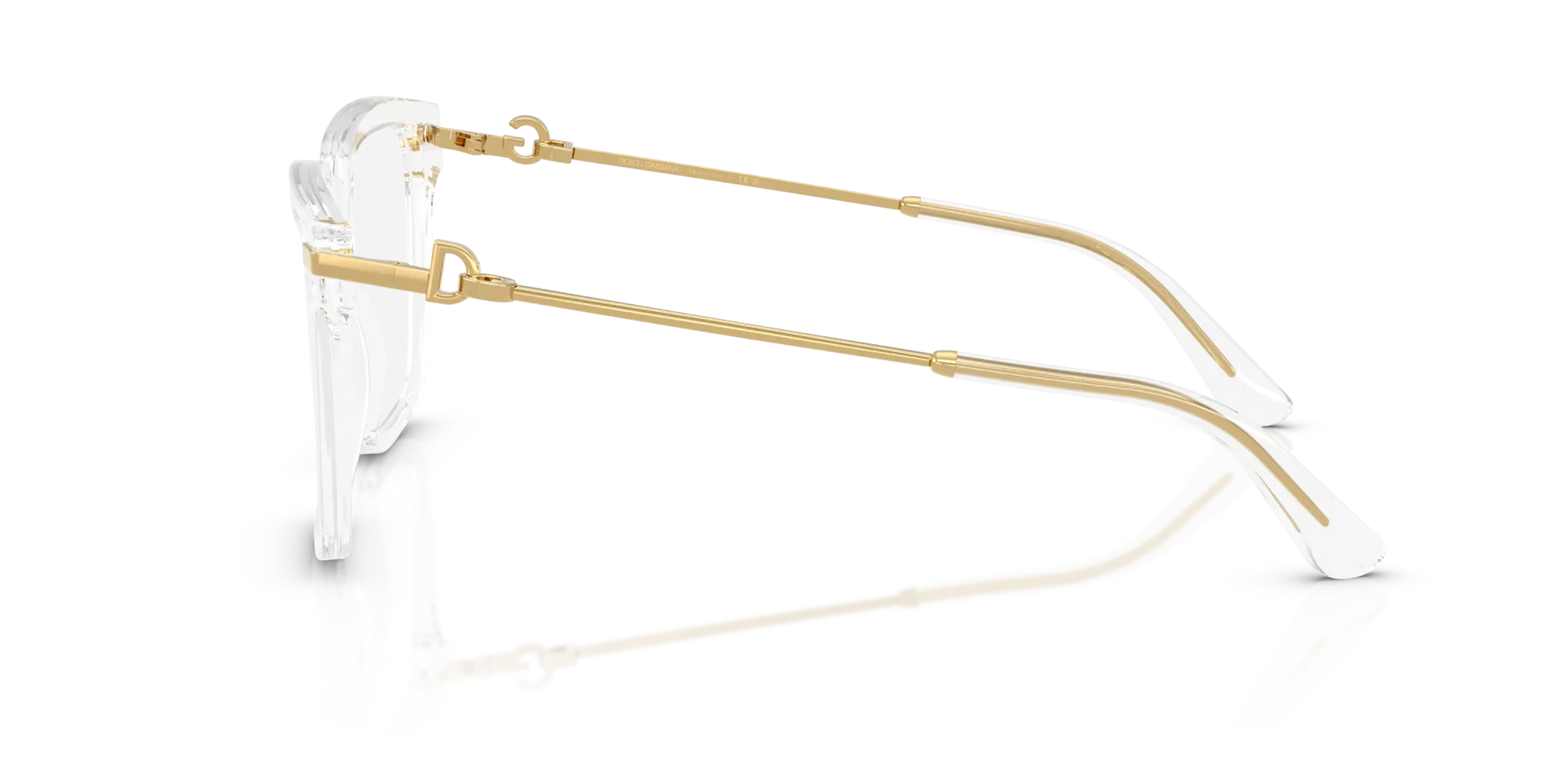 Dolce & Gabbana DG3397 3133 Montature da vista Acetato Trasparente Squadrata Normale - immagine 4