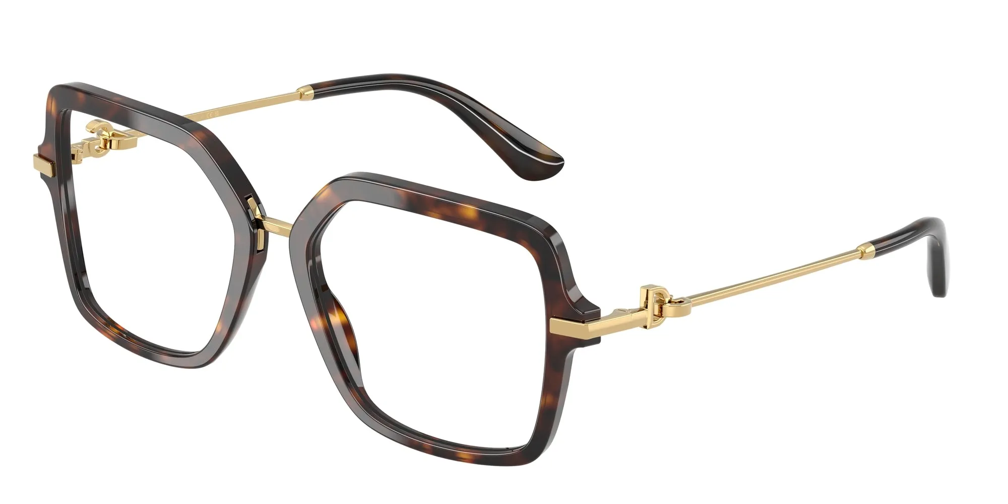 Dolce & Gabbana DG3396 502 Montature da vista Acetato Tartaruga Squadrata Normale - immagine 1