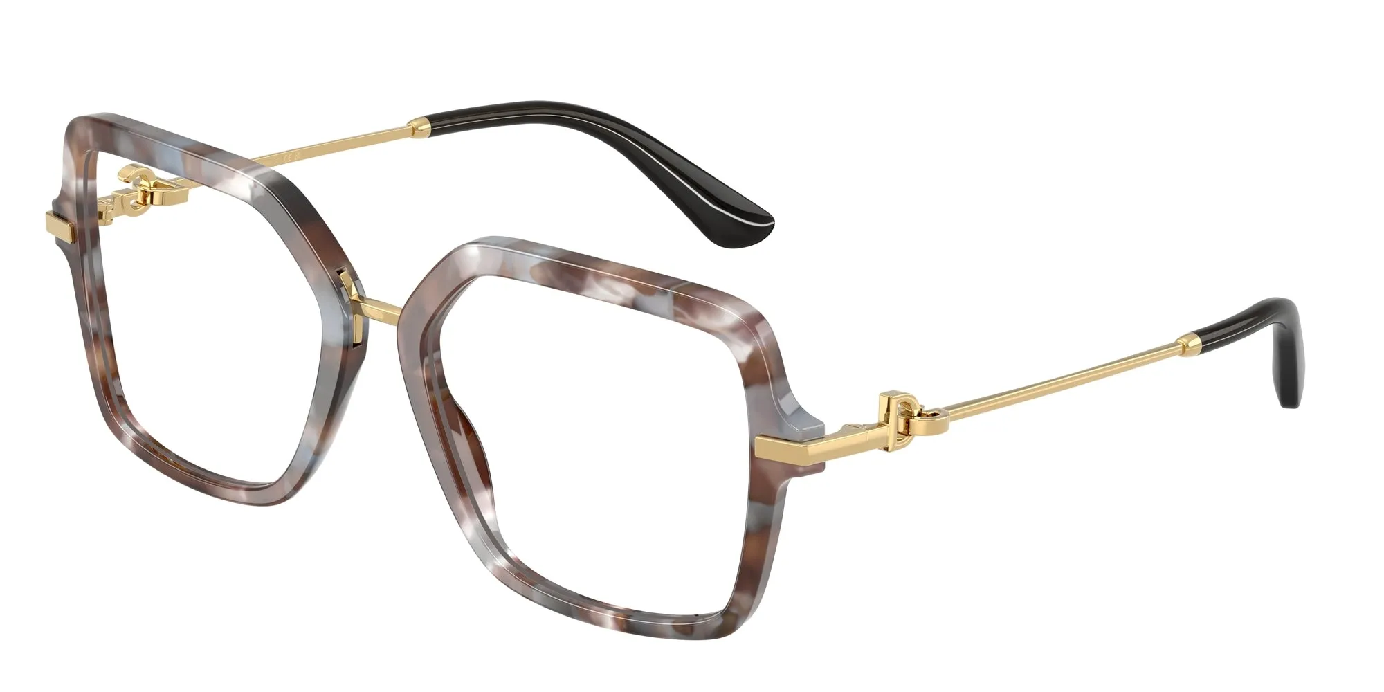 Dolce & Gabbana DG3396 3445 Montature da vista Acetato Tartaruga Squadrata Normale - immagine 1
