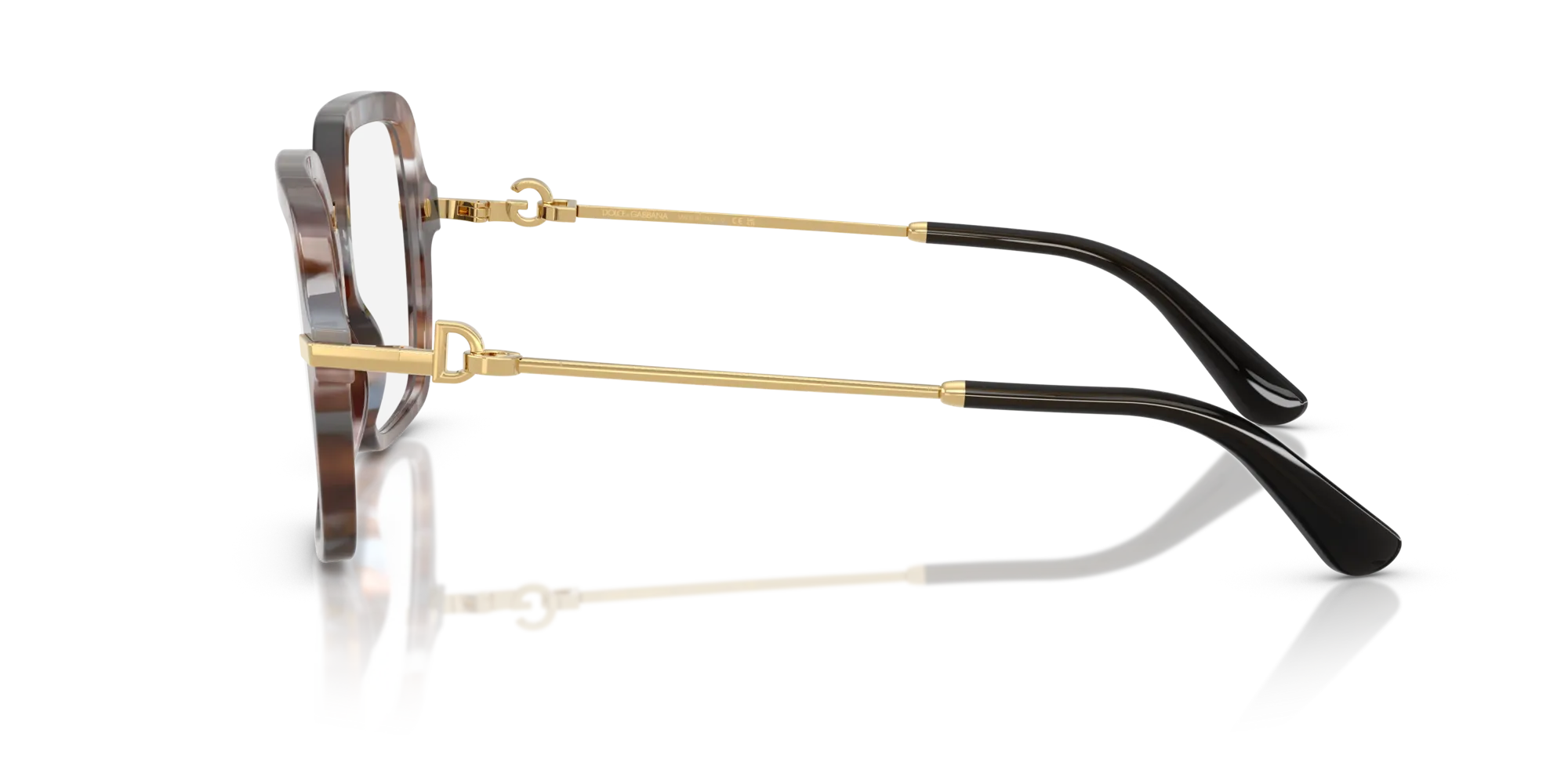 Dolce & Gabbana DG3396 3445 Montature da vista Acetato Tartaruga Trasparente Squadrata Normale - immagine 4