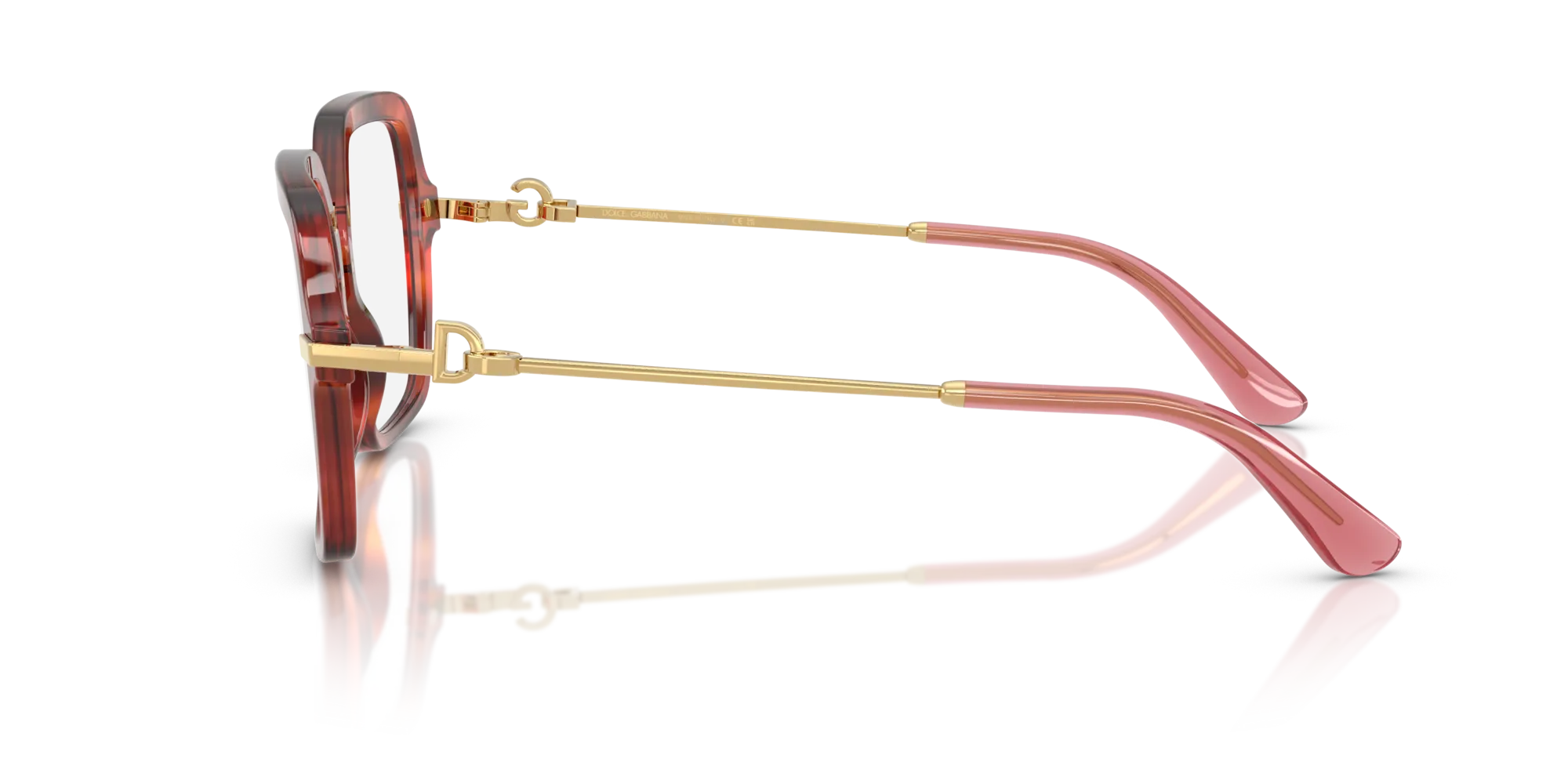 Dolce & Gabbana DG3396 3444 Montature da vista Acetato Tartaruga Trasparente Squadrata Normale - immagine 4