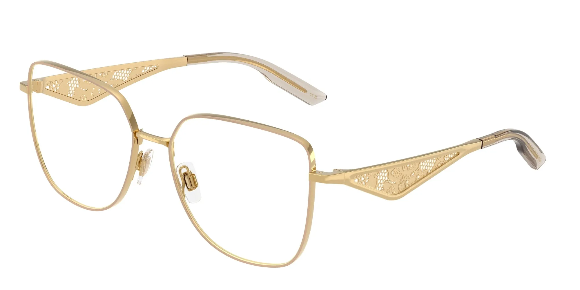 Dolce & Gabbana DG1358 1366 Montature da vista Metallo Oro Squadrata Normale - immagine 1