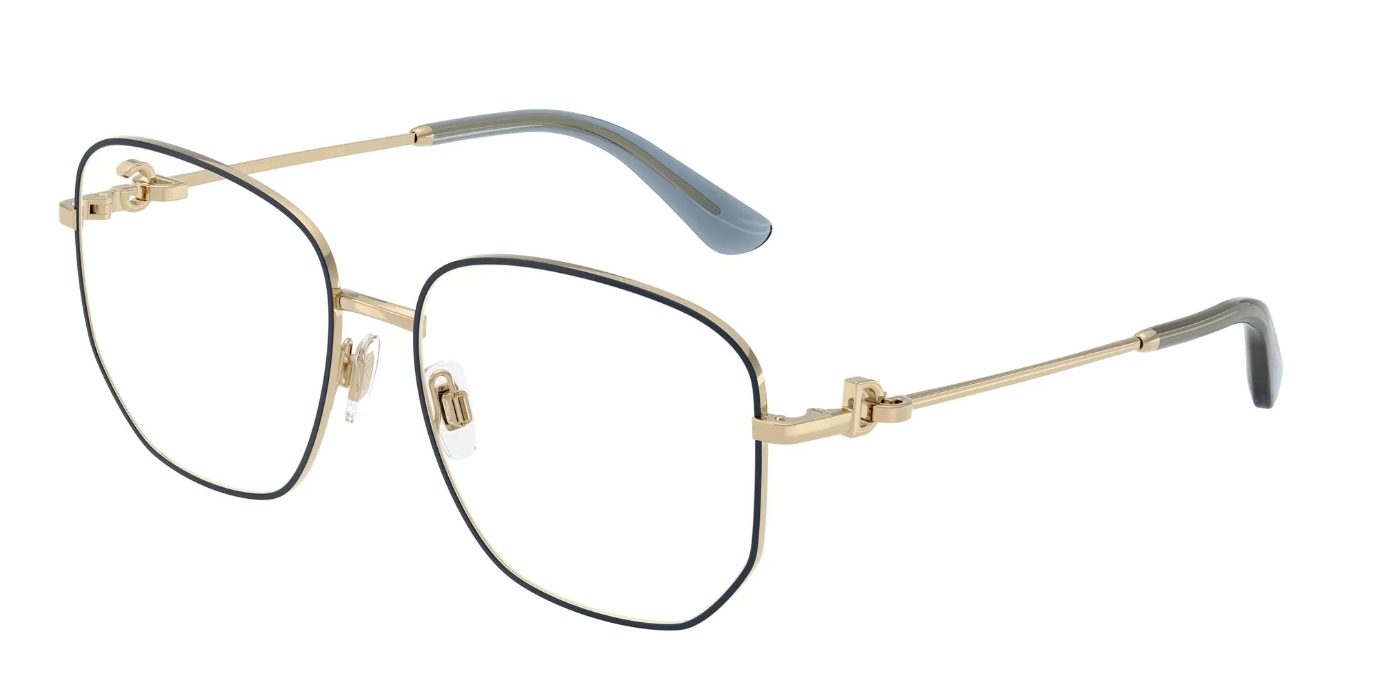 Dolce & Gabbana DG1356 488 Montature da vista Acciaio Oro Trasparente Pantos Normale - immagine 1