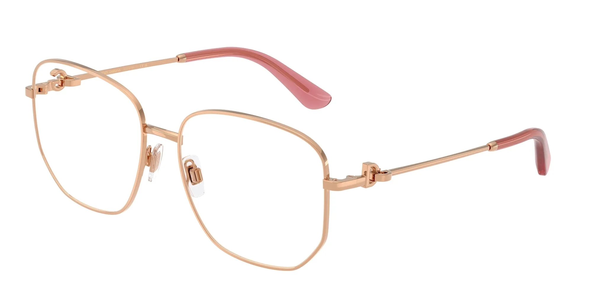 Dolce & Gabbana DG1356 1298 Montature da vista Acciaio Oro Pantos Normale - immagine 1