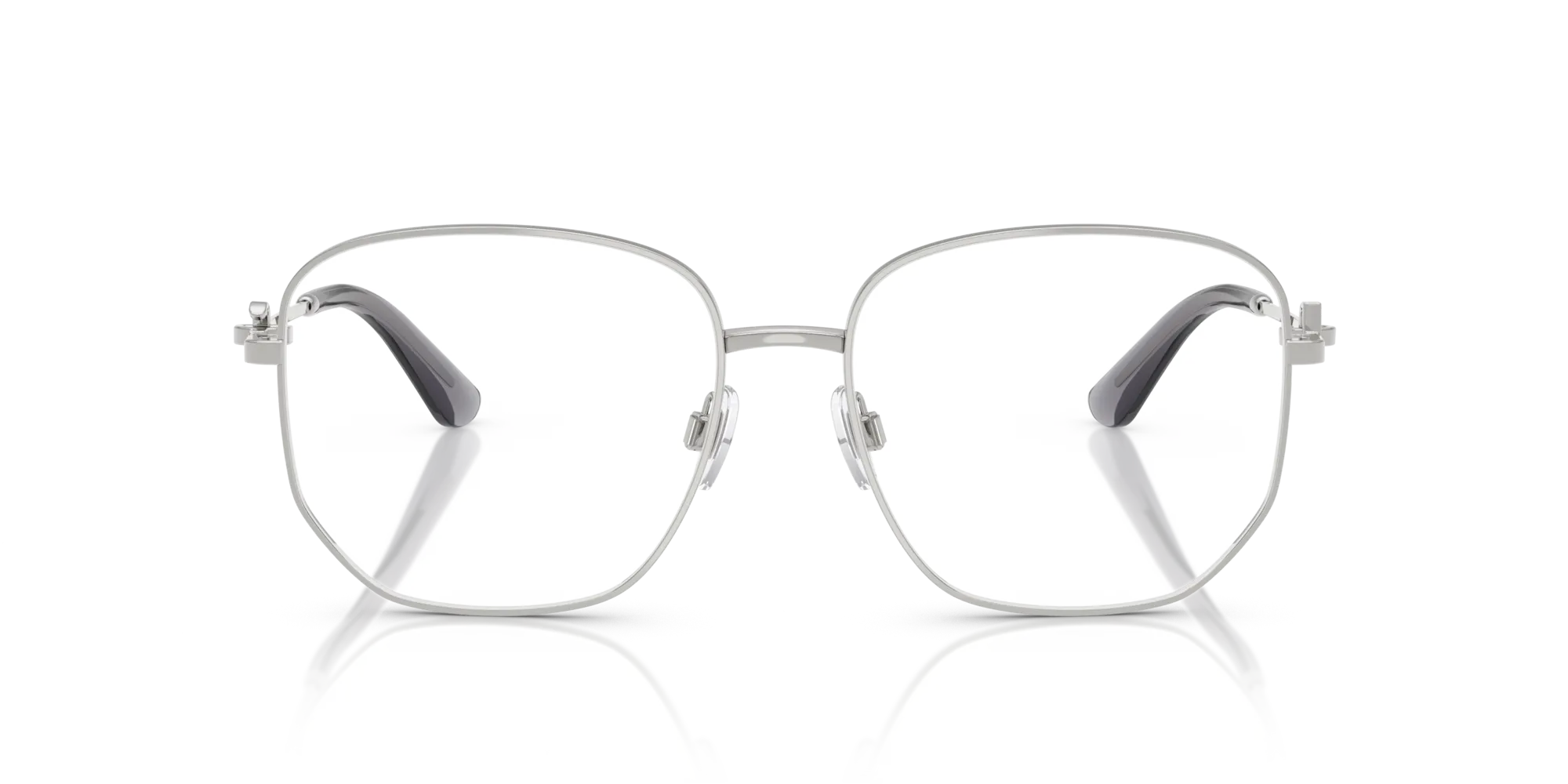 Dolce & Gabbana DG1356 05 Montature da vista Acciaio Argento Trasparente Pantos Normale - immagine 3