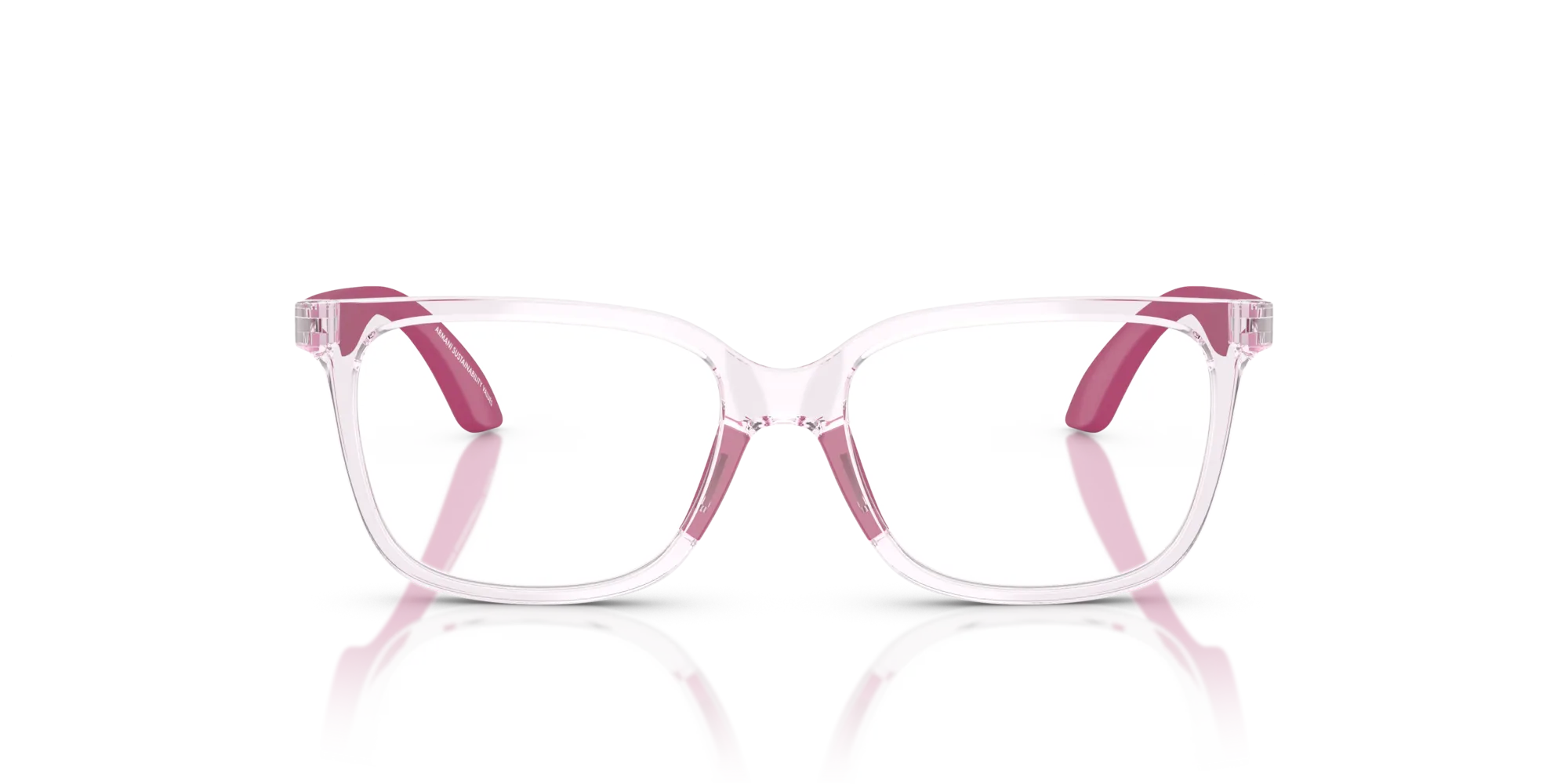 Emporio Armani EK3006 6139 Montature da vista Iniettato Rosa Pillow Normale - immagine 3