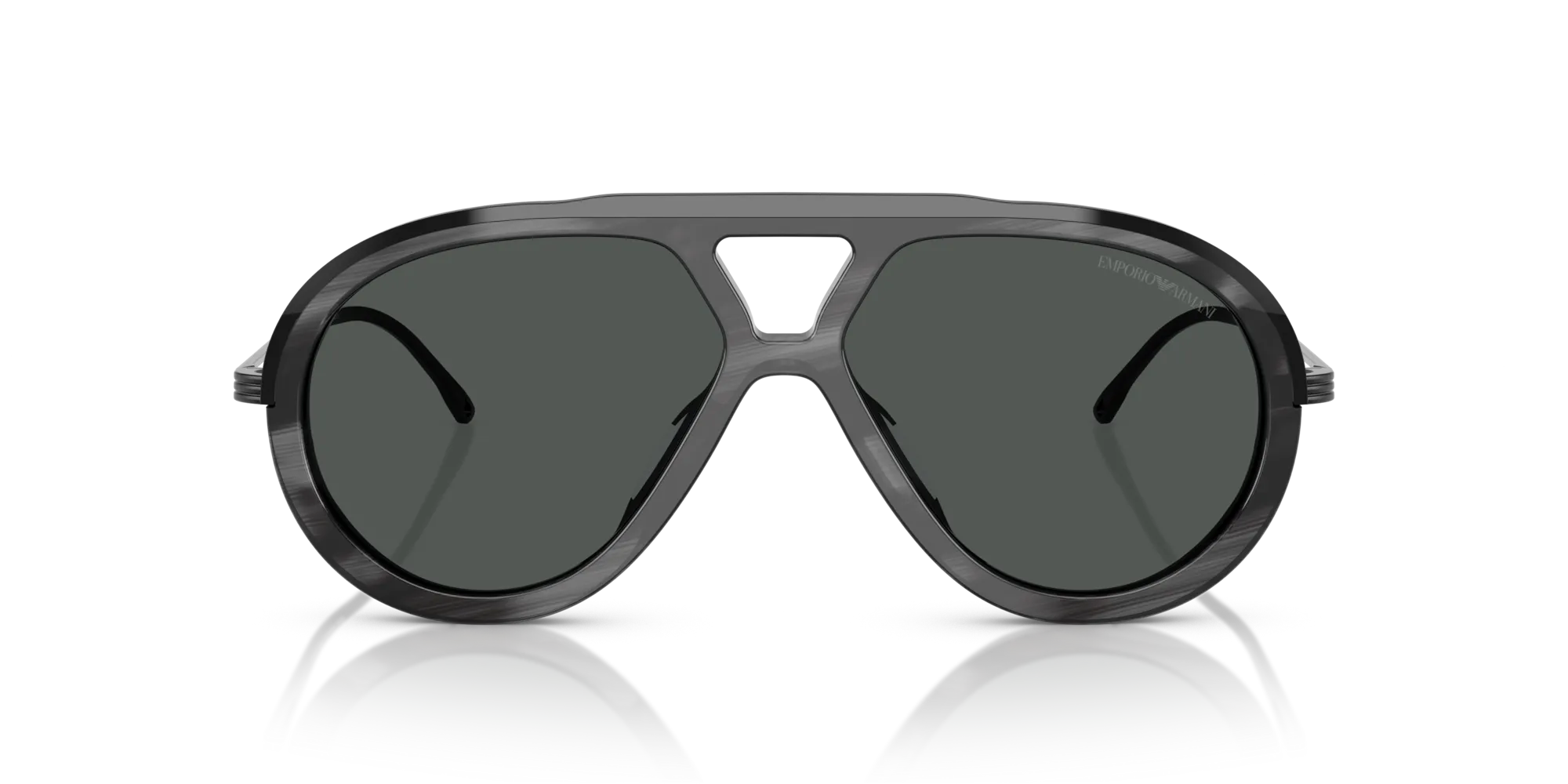 Emporio Armani EA4242U 621187 Occhiali da sole Acetato Grigio Grigio Pilot Normale - immagine 3