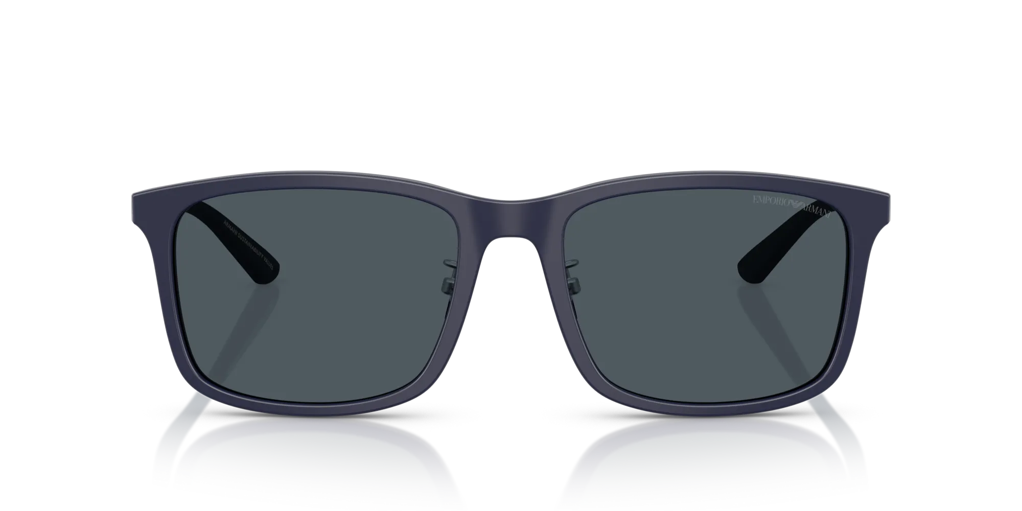 Emporio Armani EA4241D 618987 Occhiali da sole Acetato Blu Blu Squadrata Normale - immagine 3