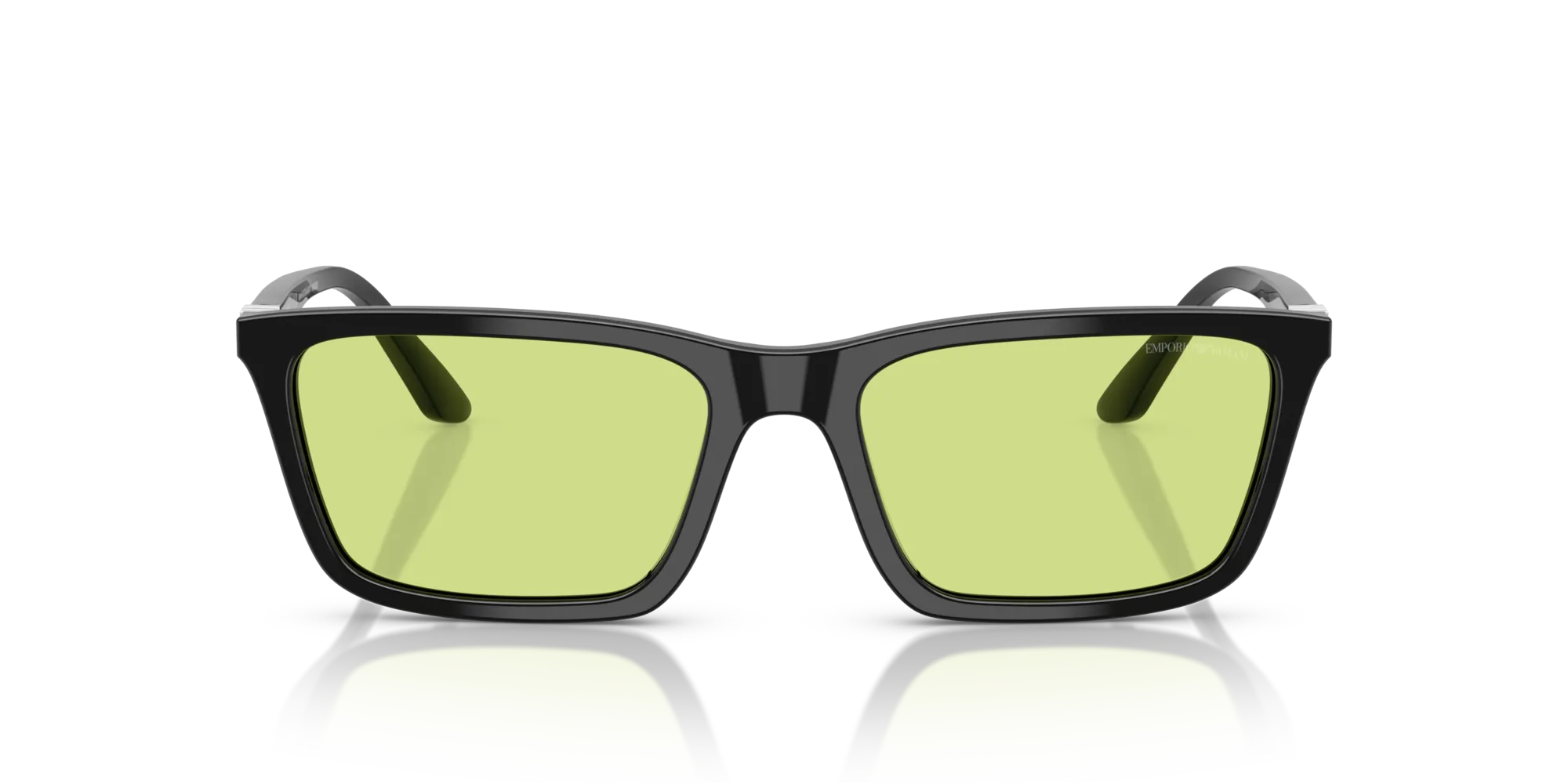 Emporio Armani EA4239U 5017/2 Occhiali da sole Acetato Nero Verde Squadrata Normale - immagine 3