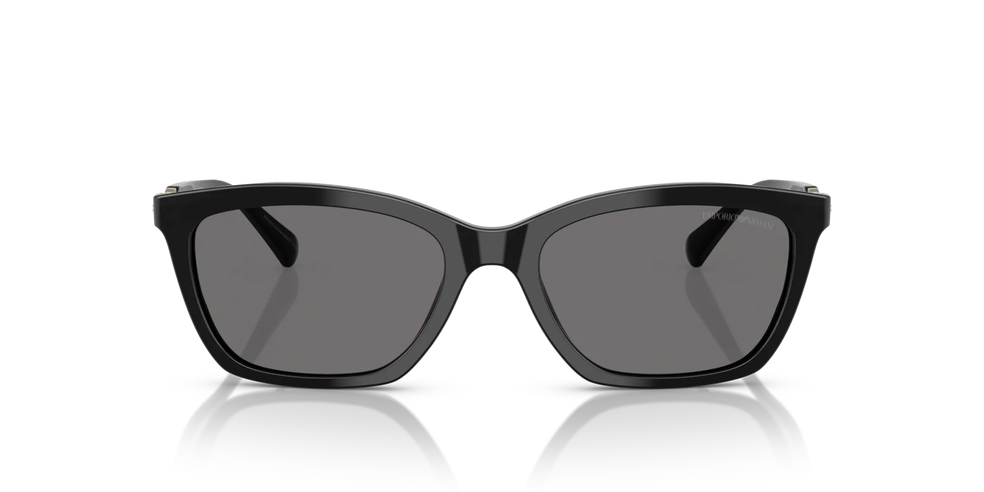 Emporio Armani EA4238 501781 Occhiali da sole Acetato Nero Grigio Cat Eye Polarizzata - immagine 3