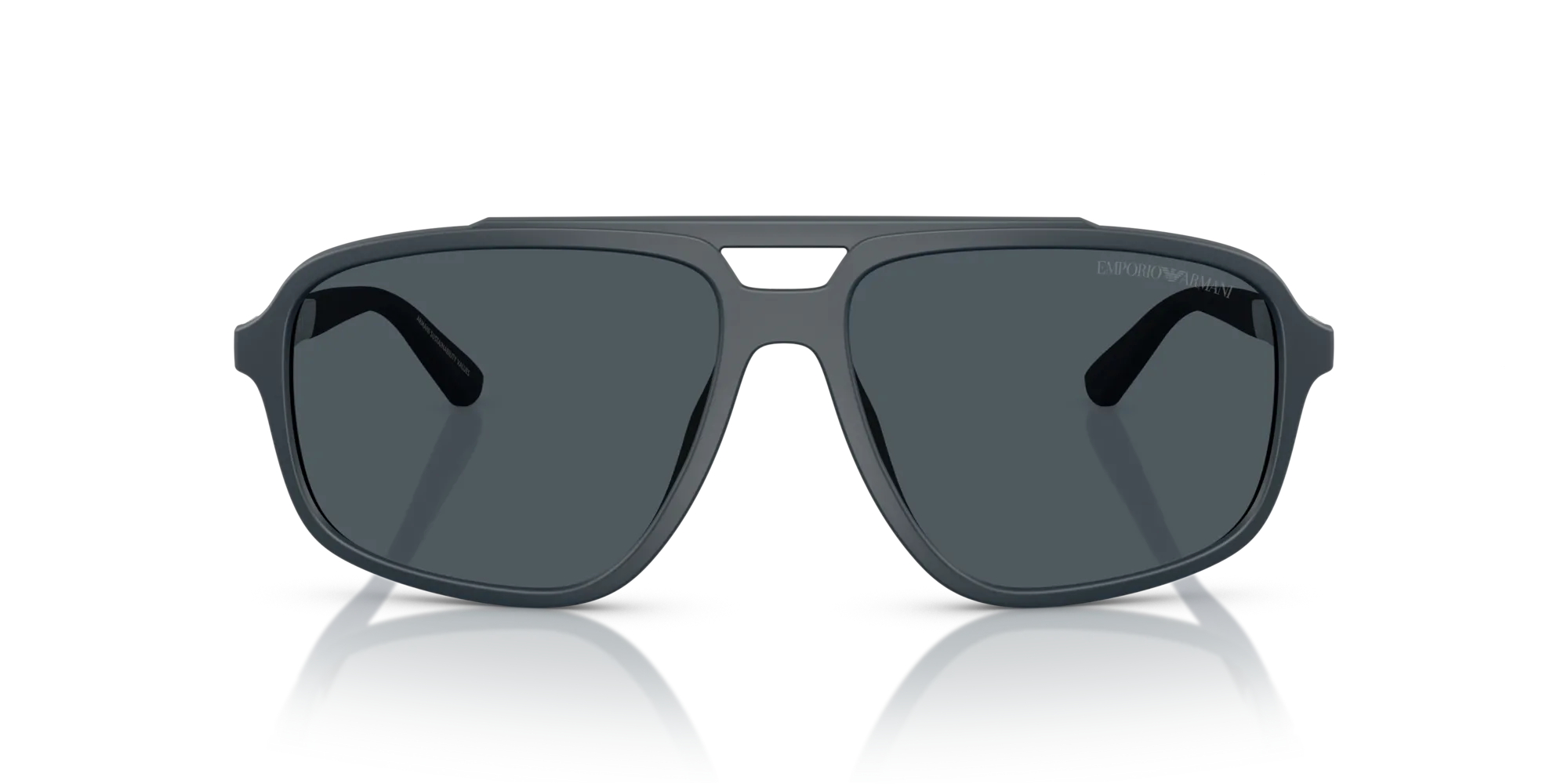 Emporio Armani EA4236U 618987 Occhiali da sole Iniettato Blu Blu Pilot Normale - immagine 3