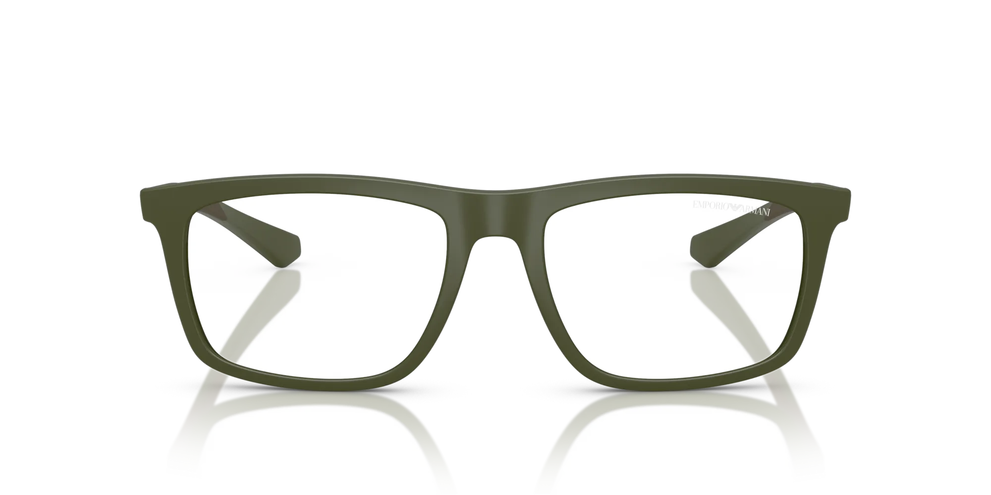 Emporio Armani EA4235 61841W Occhiali da sole Iniettato Verde Trasparente Squadrata Normale - immagine 3