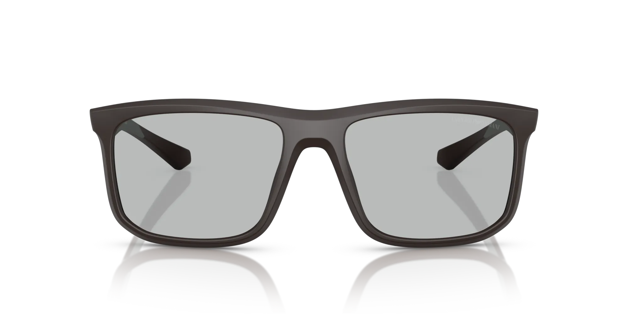 Emporio Armani EA4234U 618687 Occhiali da sole Iniettato Marrone Grigio Squadrata Normale - immagine 3