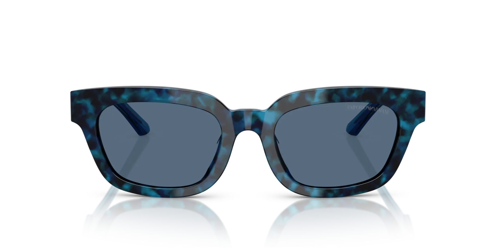 Emporio Armani EA4233U 618080 Occhiali da sole Acetato Blu Blu Geometrica Normale - immagine 3