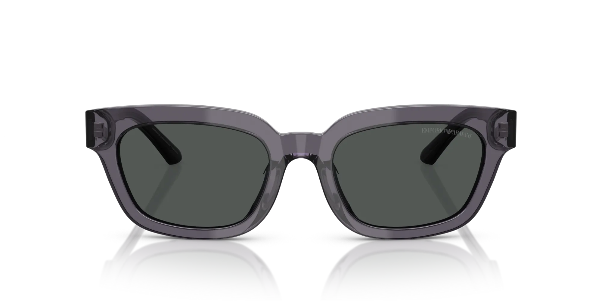 Emporio Armani EA4233U 610687 Occhiali da sole Acetato Grigio Grigio Geometrica Normale - immagine 3