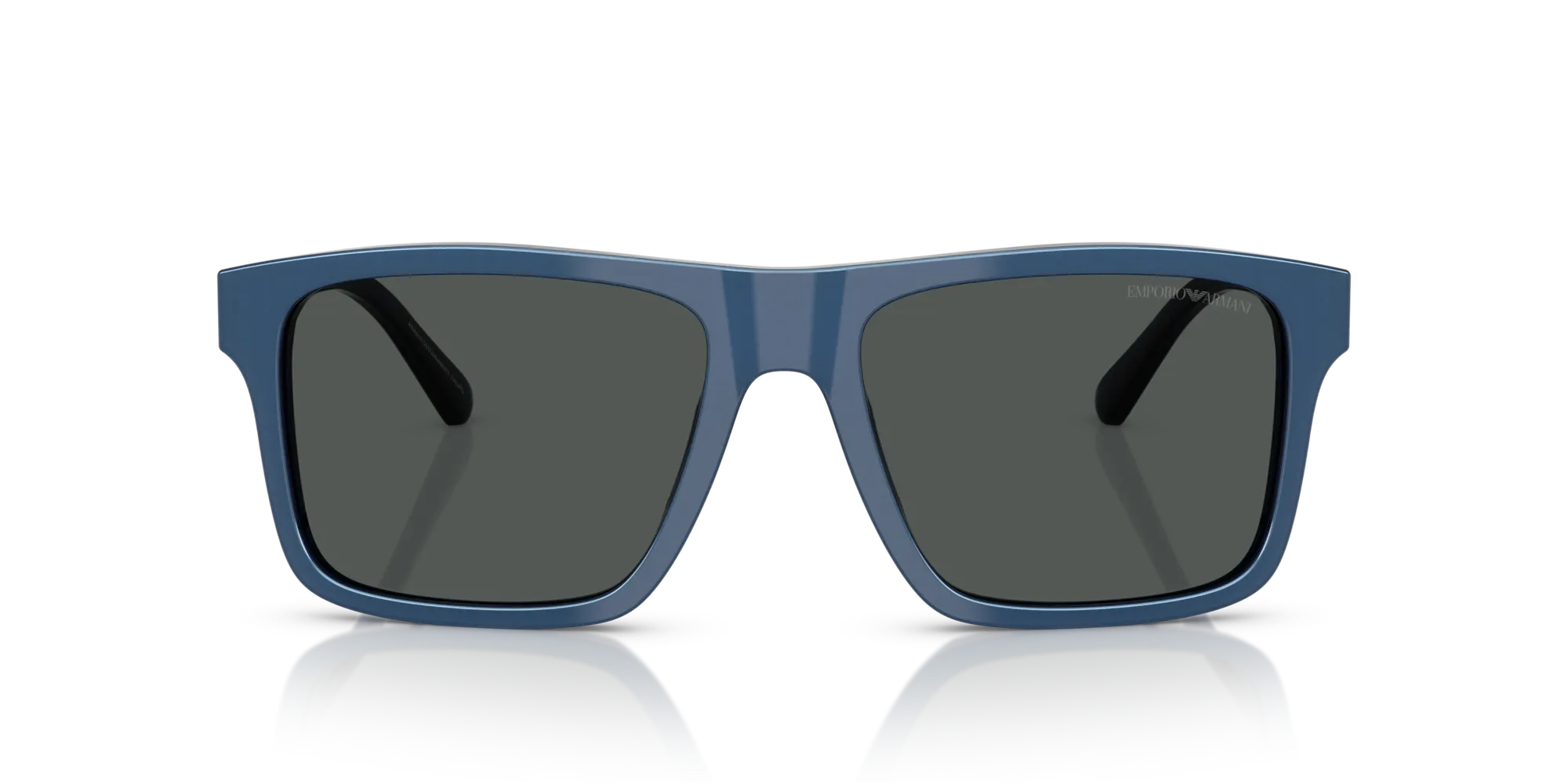 Emporio Armani EA4232 617587 Occhiali da sole Acetato Blu Grigio Squadrata Normale - immagine 3