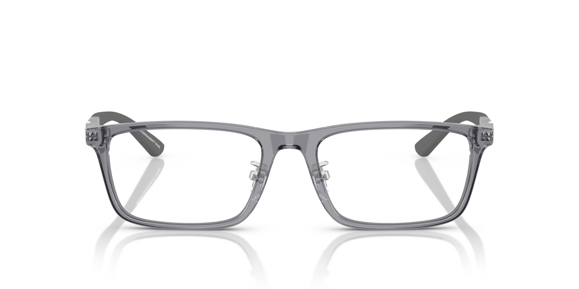 Emporio Armani EA3251D 6206 Montature da vista Acetato Grigio Squadrata Normale - immagine 3