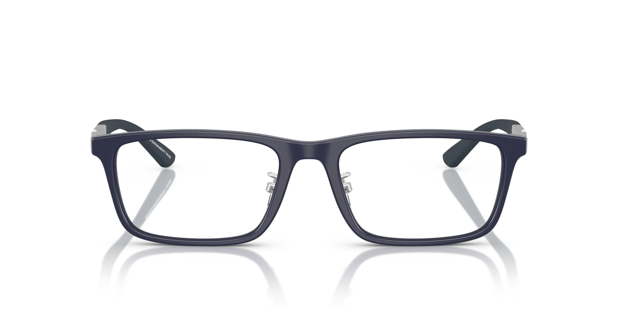 Emporio Armani EA3251D 6189 Montature da vista Acetato Blu Squadrata Normale - immagine 3